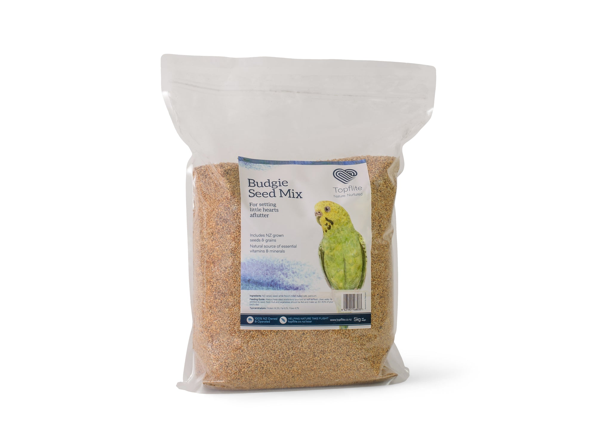 Topflite 5kg Budgie Seed Mix