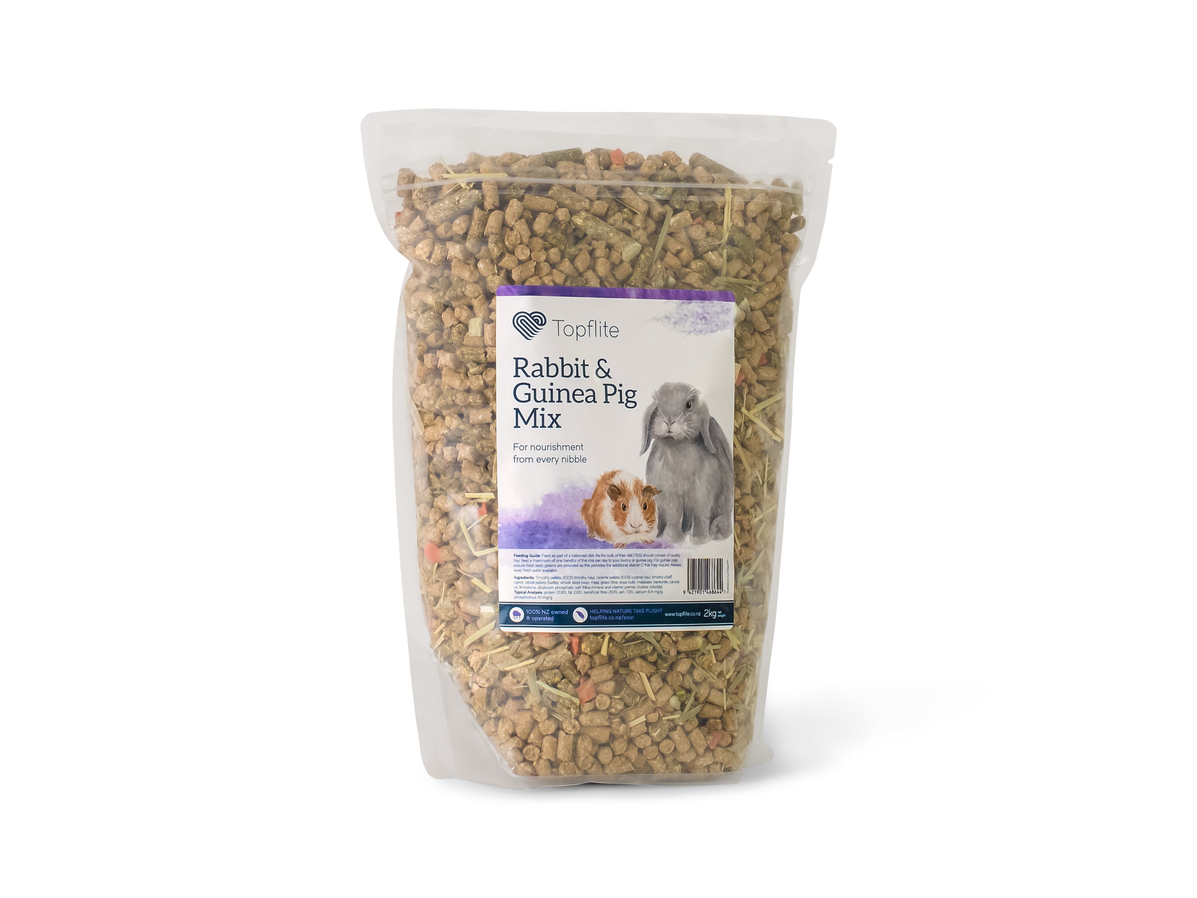 Topflite 2kg Rabbit & Guinea Pig Mix