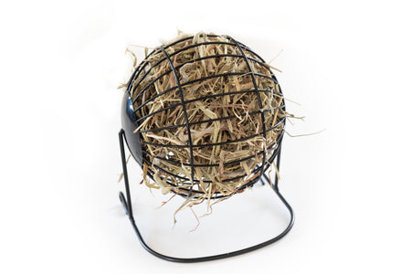 The Forager Hay Feeder Topflite with hay
