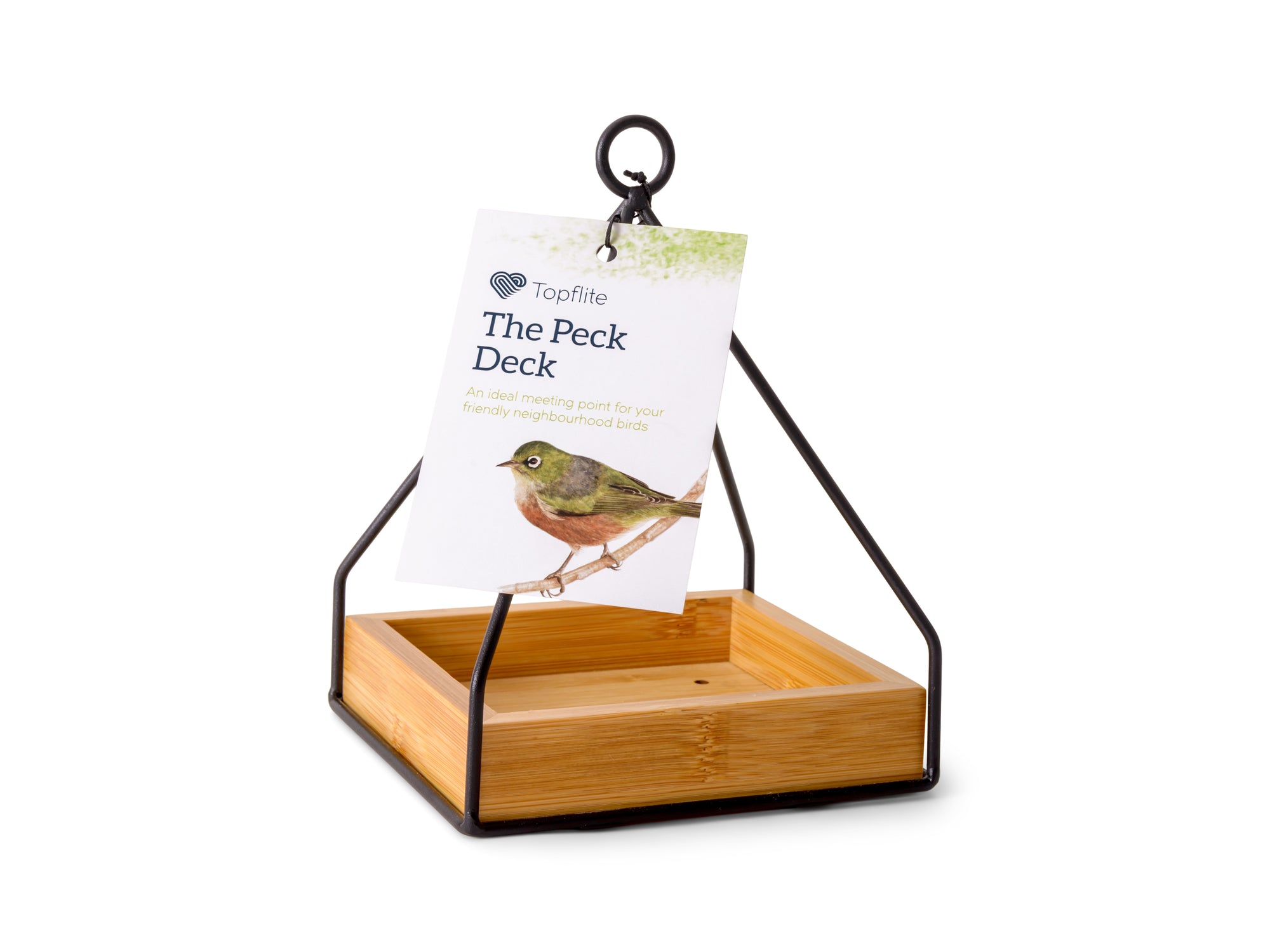 The Peck Deck Bird Feeder Topflite