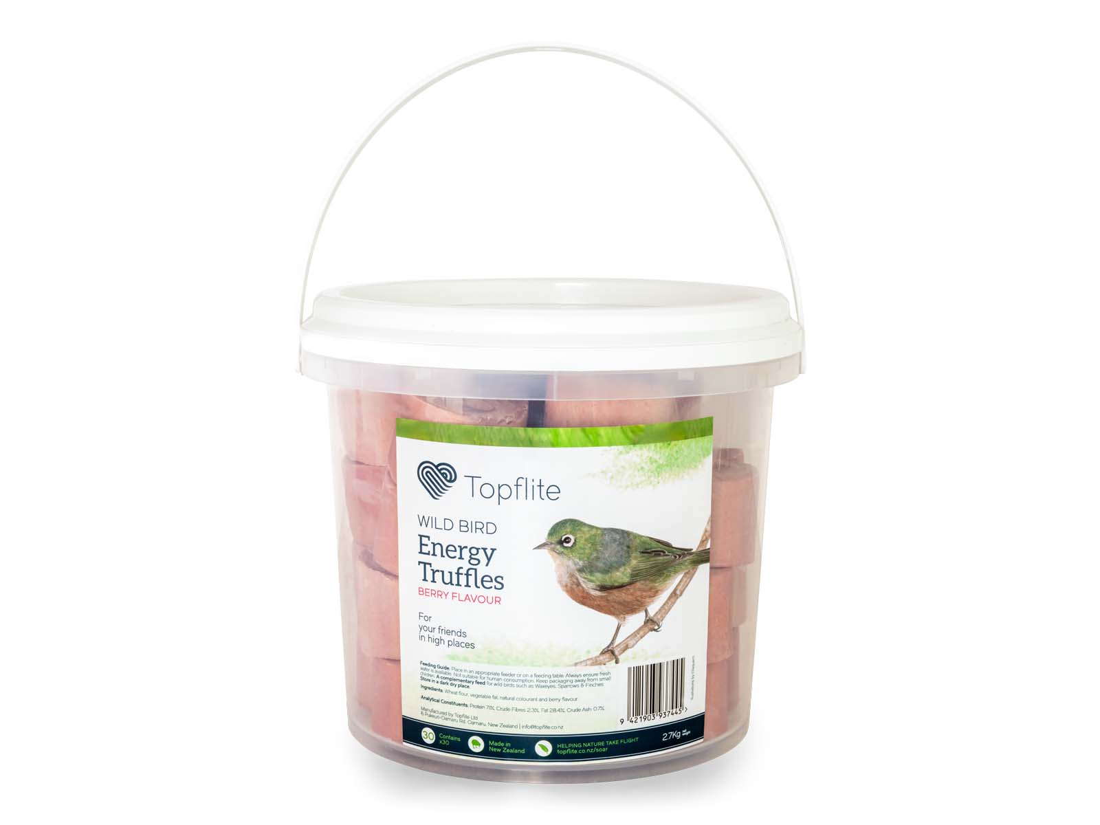 Topflite Berry Energy Truffles Bucket