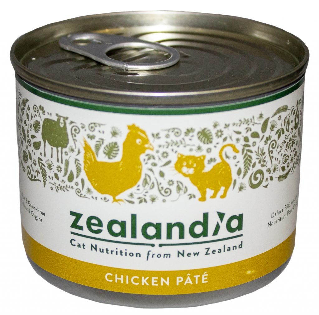 Zealandia Natural Cat Food Chicken 185gm (12 per tray) Topflite Ltd.
